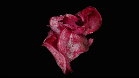 Abstract red 9, rotation, part1 Video stock 134871145