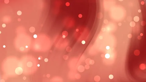 Abstract Red and Beige Bokeh Background with Soft Waves Stock Footage 301793375