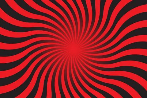 Abstract red and black background with sun ray. Summer vector illustration Illustrazione stock