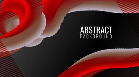 Abstract Red and Black Background Design Stock Illustration