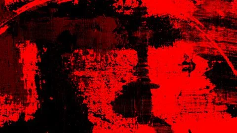 Abstract red and black background. Circles, lines, waves, stripes, strokes, p Foto stock