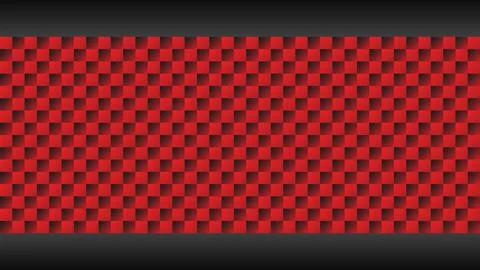 Abstract Red and Black Checkered Pattern Digital Background Design Stock Illustration