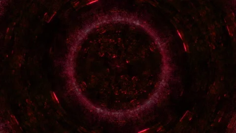 Abstract Red and Black Circle HUD Dashboard VJ Loop Background 스톡 동영상 236257770