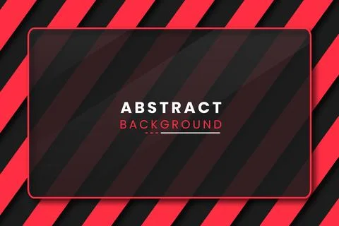 Abstract Red and Black Diagonal Stripes Background Modern Geometric Design .. Stock Illustration