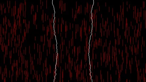 Abstract red and black falling rain texture background motion loop Stock Footage 339498050