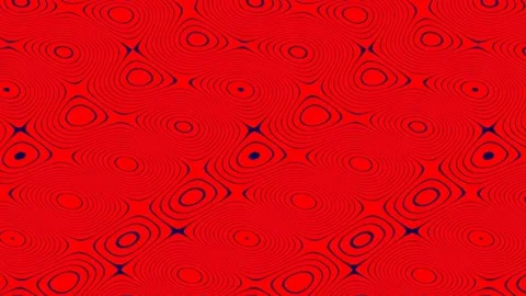 Abstract red and black geometric pattern background seamless texture loop Stock Footage 342204728