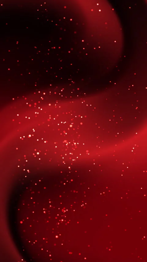 Abstract red and black gradient background with floating light particles Video stock 347141042