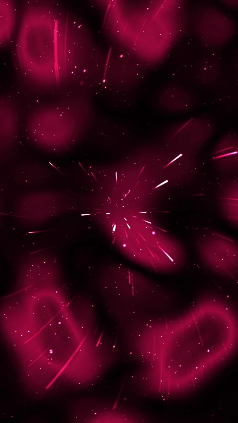 Abstract red and black gradient background with soft glowing light bokeh Video stock 347141202