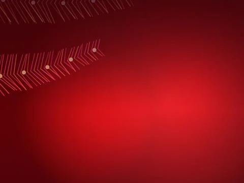 Abstract Red and Black Gradient Background with Circuit Lines Stock Illustration