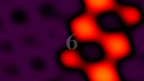 Abstract red and black liquid paint flowing background texture video loop Stock Footage 342095028
