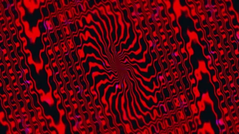 Abstract red and black swirling vortex pattern Stock Footage 342906733