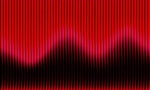 Abstract red and black vertical wavy line pattern background with 3D gradie.. Stock Illustration