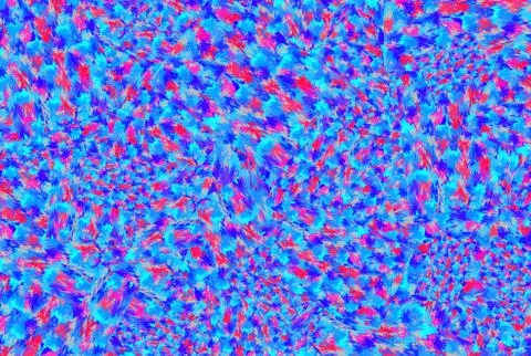Abstract red and blue background animal print Stock Illustration