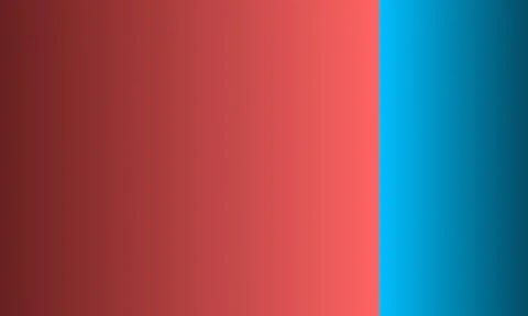 Abstract red and blue background with object shape Illustrazione stock