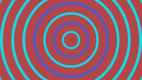 Abstract red and blue circle pattern background イラスト素材