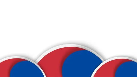 Abstract Red and Blue Circular Shapes Design for Backgrounds. Stock Illustration