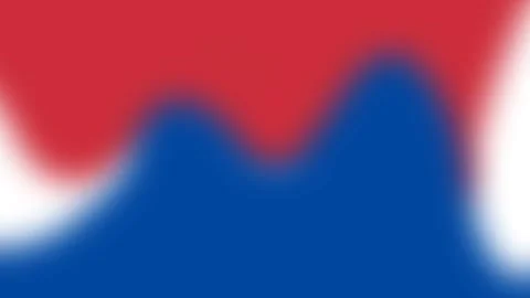 Abstract Red and Blue Color Pattern with Dynamic Shapes. 库存影片 340073208