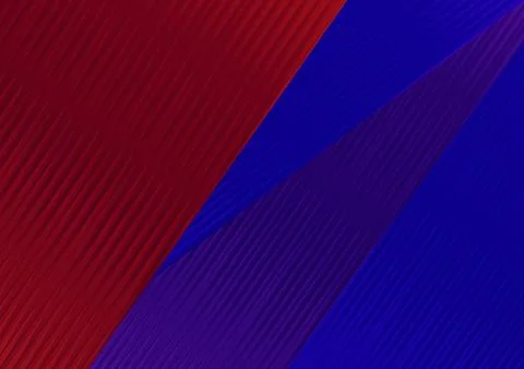 Abstract Red And blue Diagonal Striped Texture Background With Ribbed Geome.. Illustrazione stock