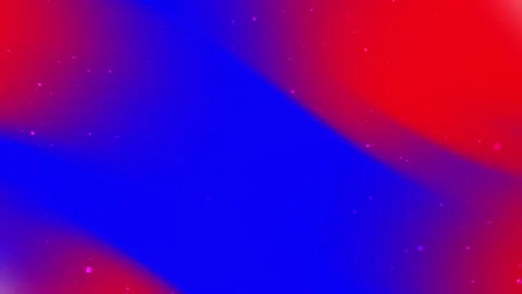 Abstract red and blue flowing gradient with neon particles and soft cosmic .. Vídeo Stock 333051879