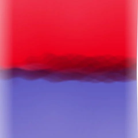 Abstract Red and Blue Gradient Color Transition Background Waves Stock Footage 345690317