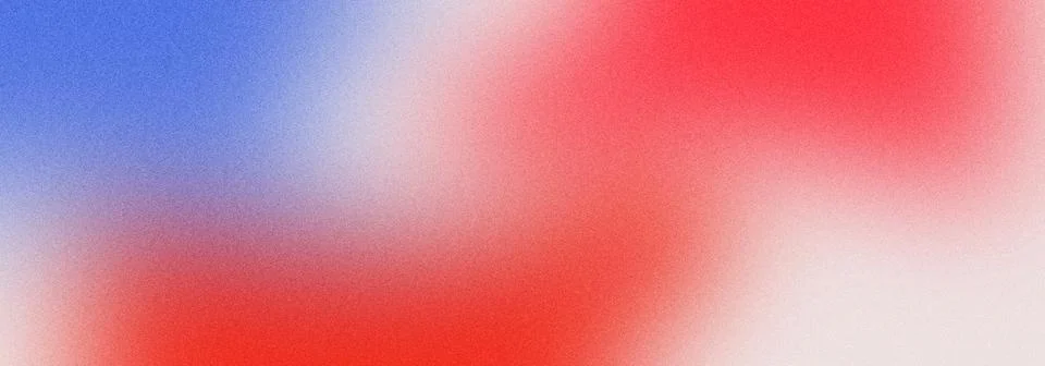Abstract red and blue gradient background with soft grain texture for moder.. 스톡 일러스트