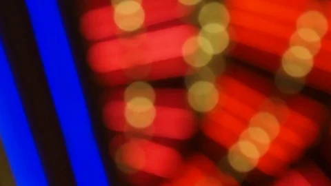 Abstract red and blue neon Stock Footage 72153642