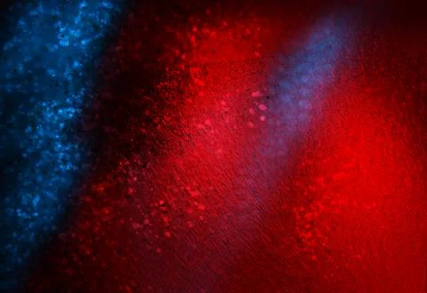Abstract red and blue textured close-up showing vibrant color contrast, flo.. Stock Illustration