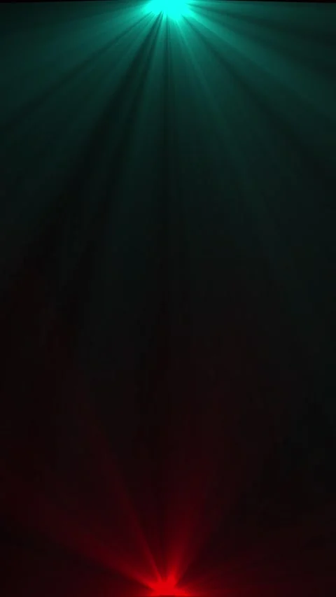 Abstract red and cyan lights moving up. Vidéo 331898384