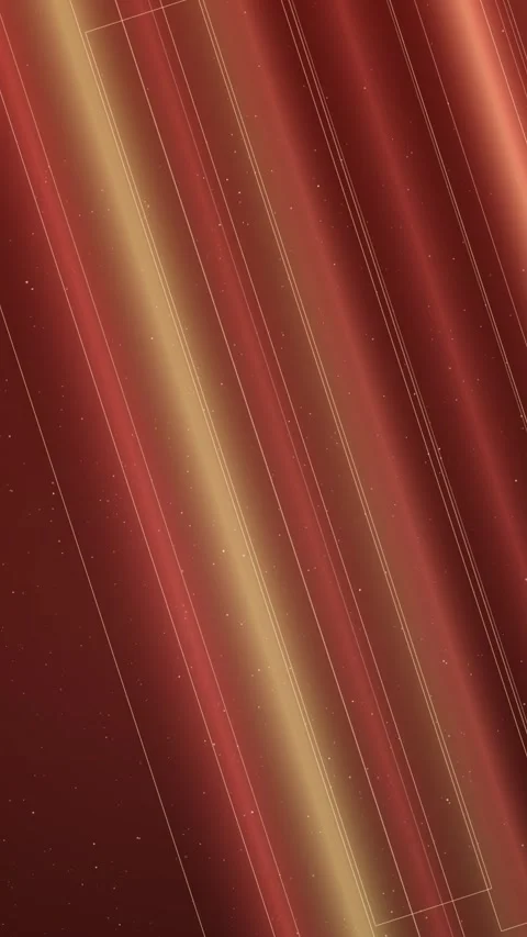 Abstract Red and Gold Diagonal Lines Against a Dark, Starry Backdrop Stock Footage 327625640