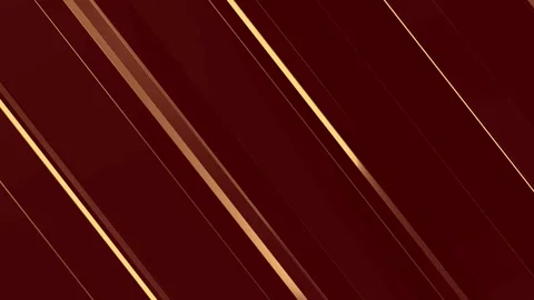 Abstract red and gold geometric shapes with a glossy finish Stock Footage 280896348