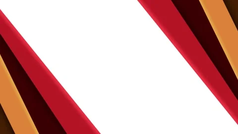 Abstract Red and Gold Layered Geometric Background with Copy Space Frame Stock Footage 343724380