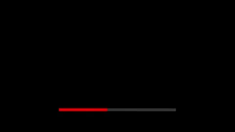 Abstract red and gray line animation progress bar loading bar futuristic di.. Stock Footage 337958811