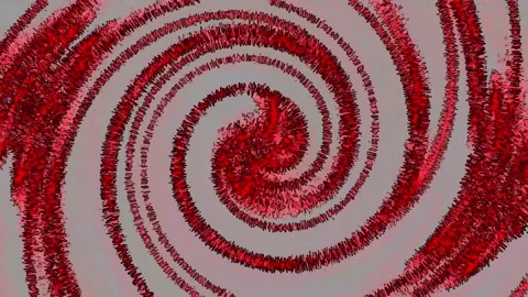 Abstract Red and Gray Swirling Pattern with Textured Brushstrokes 스톡 동영상 337226829