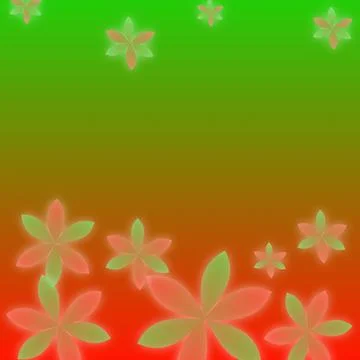 Abstract red and green background, Gradient background for template or other. Stock Illustration