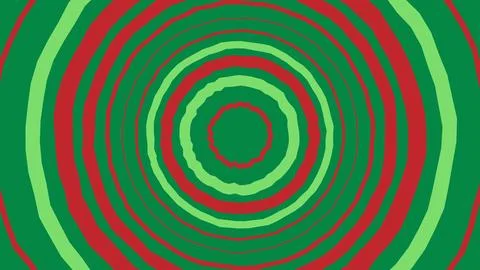 Abstract red and green circles pattern background イラスト素材