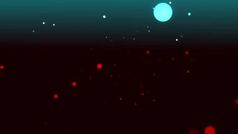 Abstract Red and Green Galaxy Background with Colorful Light Snow Particles 스톡 동영상 340227435