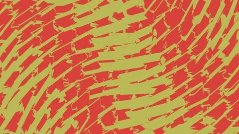 Abstract red and green wavy brush stroke texture pattern Stock Illustration