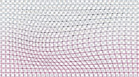 Abstract red and green wavy striped pattern background texture transparent Illustrazione stock