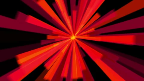 Abstract Red and Orange Light Rays Explosion with Dynamic Motion Blur Stock Footage 336635906