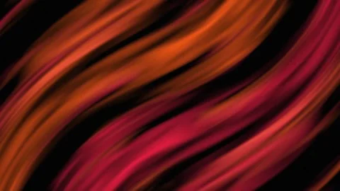 Abstract red and orange liquid flowing waves  motion background. Stock Footage 221811710