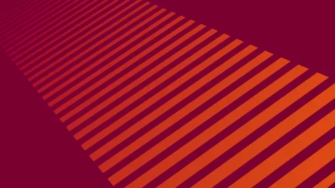 Abstract Red and Orange Striped Background with Dynamic Perspective. Video stock 320465182