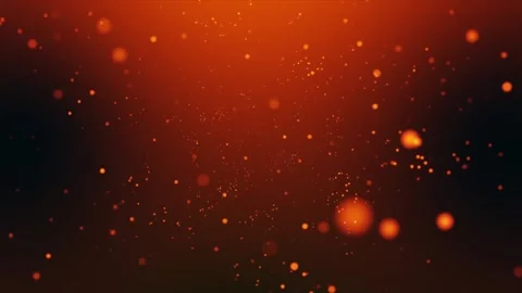 Abstract Red And Orange Warm Particles Background Loop Stock Footage 197135692