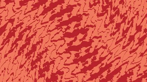 Abstract red and orange wavy textured pattern design Stock Illustration