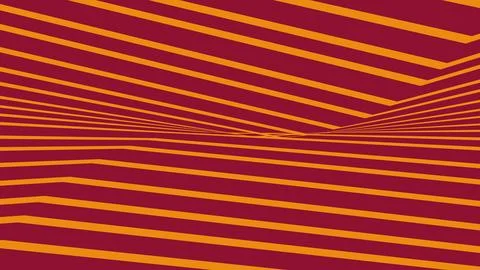 Abstract red and orange wavy striped background pattern イラスト素材