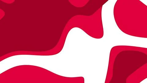 Abstract Red and Pink Fluid Shapes Background with Organic Liquid Layers on.. Stock Illustration