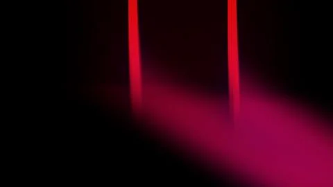 Abstract Red and Pink Light Streaks Against a Dark Background Stock Illustration