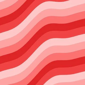 Abstract Red and Pink Wavy Lines Background Pattern Stock Illustration