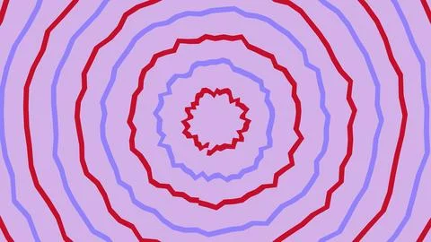 Abstract red and purple concentric circle pattern background イラスト素材