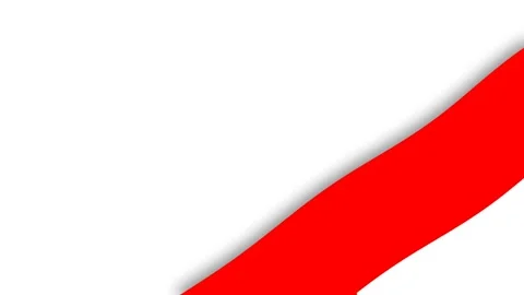 Abstract Red and White Flag Background for Indonesia Independence Day Celeb.. Stockbeeldmateriaal 340819626