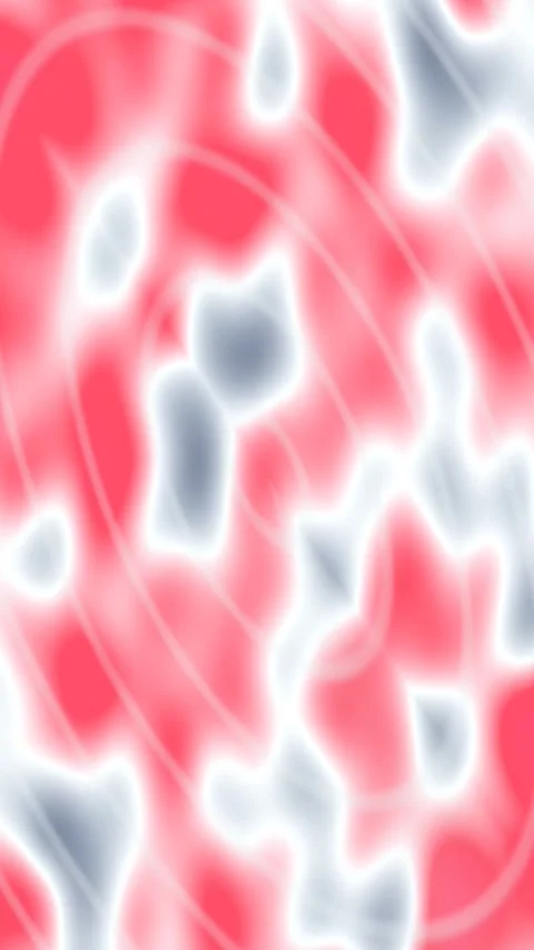 Abstract Red and White Fluid Motion Background with Soft Waves Stock Footage 342941238